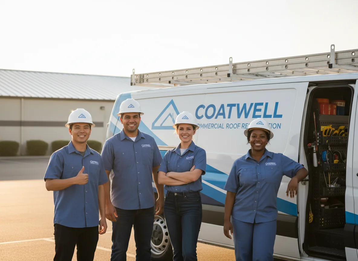 Commercial roof coating company in Tasley, VA